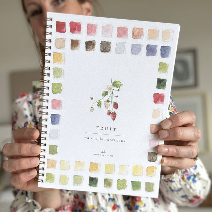 Fruit Watercolor Workbook - Merry Pigletsemily lex studio