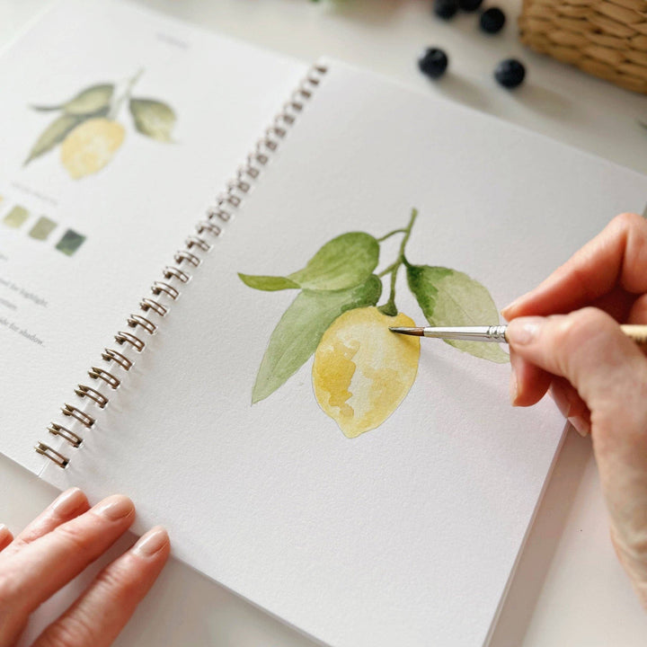 Fruit Watercolor Workbook - Merry Pigletsemily lex studio