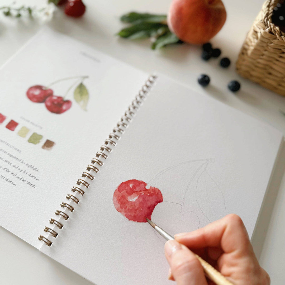 Fruit Watercolor Workbook - Merry Pigletsemily lex studio