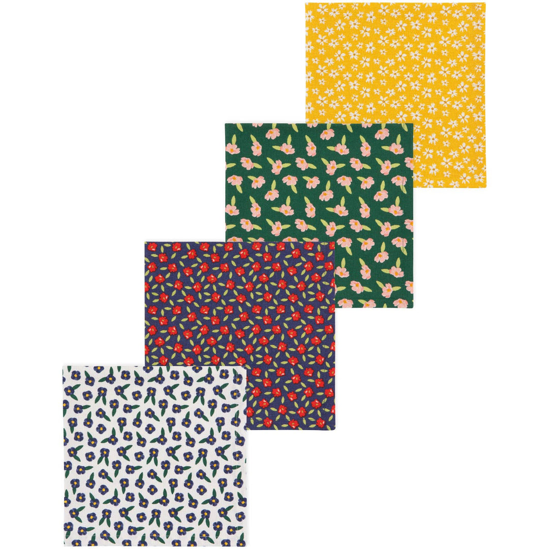 Full Bloom Cloth Napkin Set - Merry PigletsNow Designs by Danica