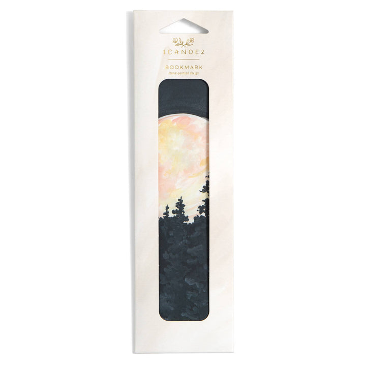 Full Moon Forest Bookmark - Merry Piglets1canoe2 | One Canoe Two Paper Co.
