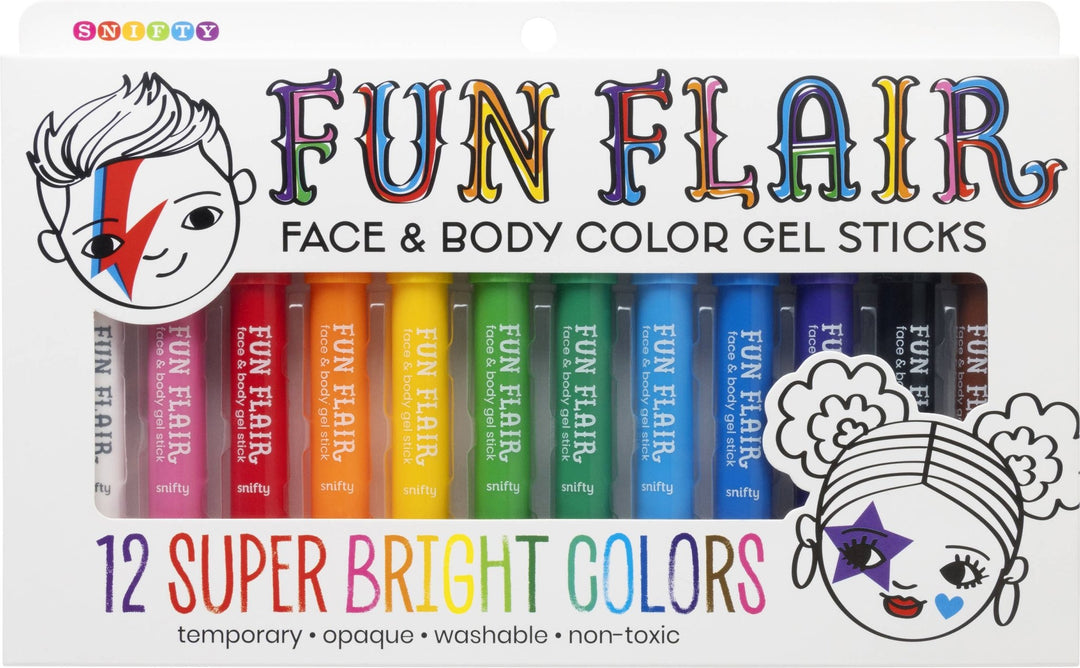 Fun Flair Face & Body Color Gel Sticks - Merry PigletsSNIFTY