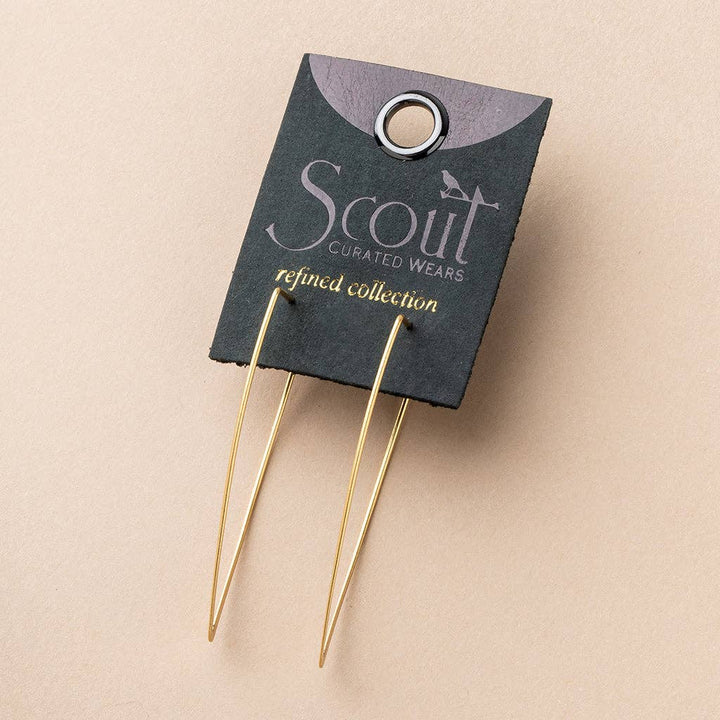 Galaxy Triangle Gold Earrings - Merry PigletsScout Curated Wears