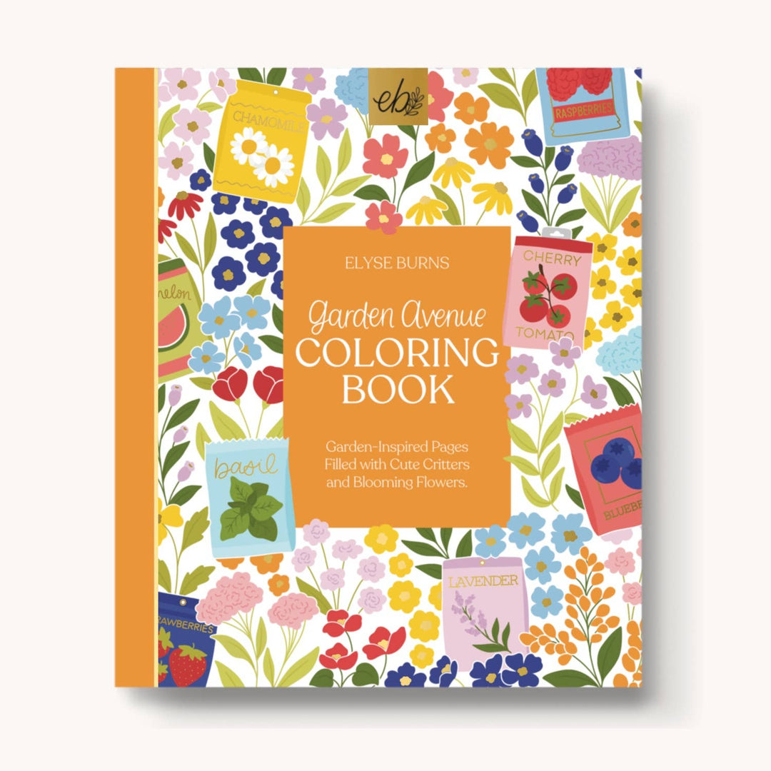 Garden Avenue Coloring Book - Merry PigletsElyse Breanne Design