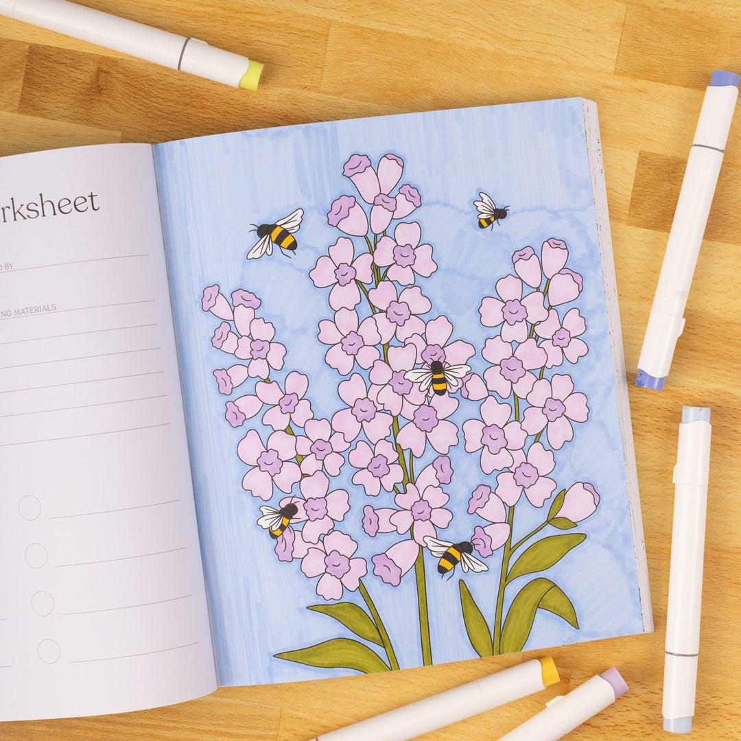 Garden Avenue Coloring Book - Merry PigletsElyse Breanne Design