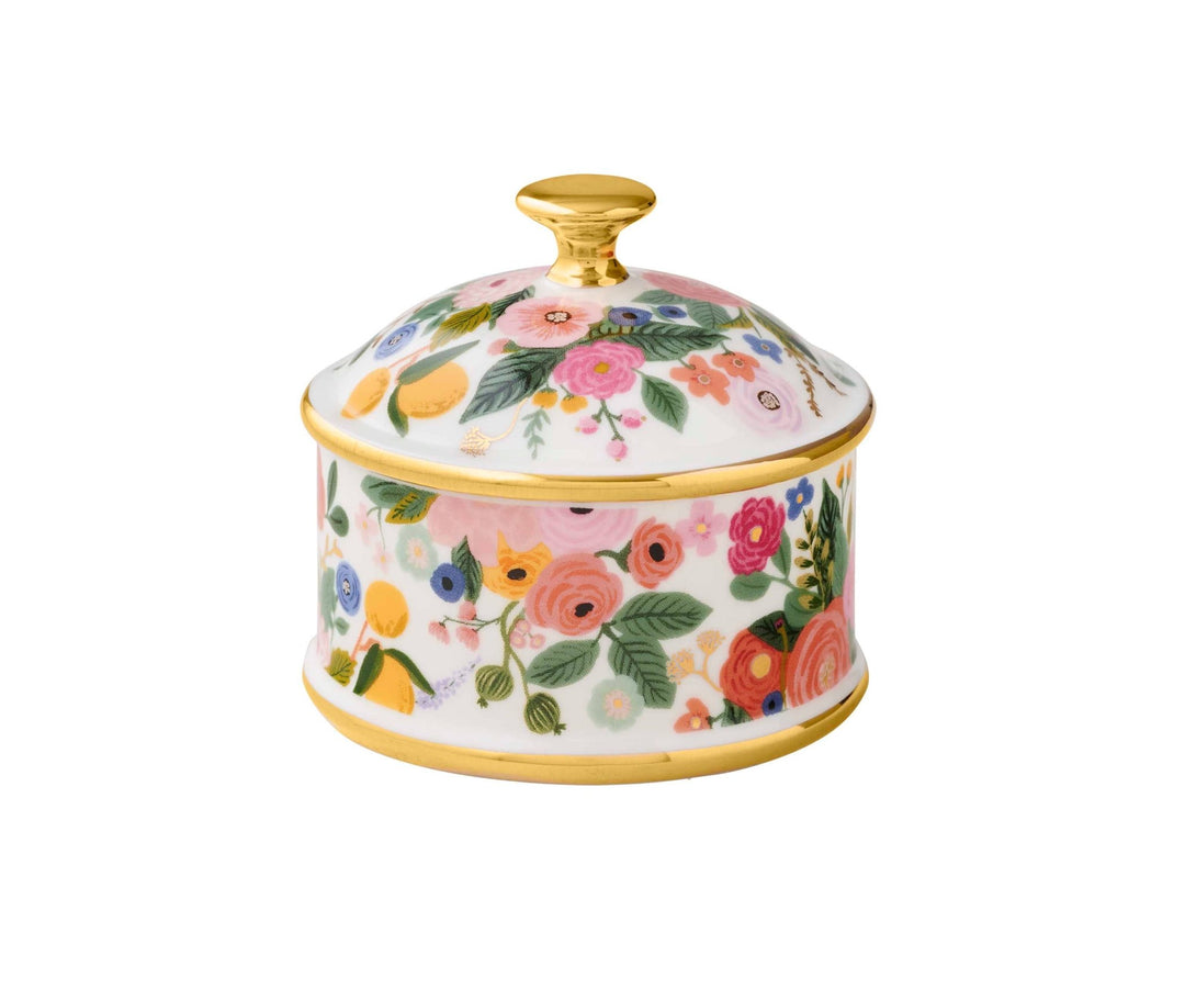 Garden Party Round Porcelain Box - Merry PigletsRifle Paper Co.