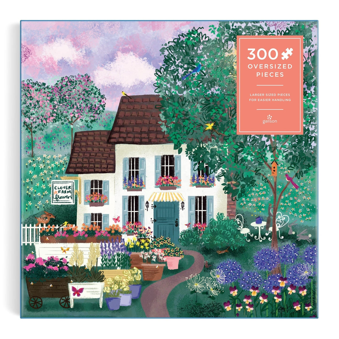 Garden Path 300 Piece Puzzle - Merry PigletsGalison