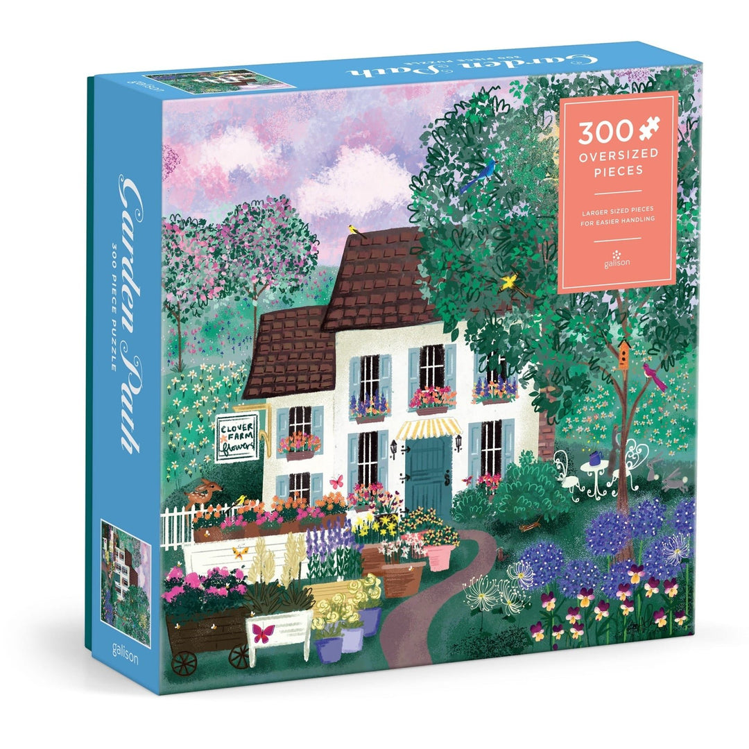 Garden Path 300 Piece Puzzle - Merry PigletsGalison