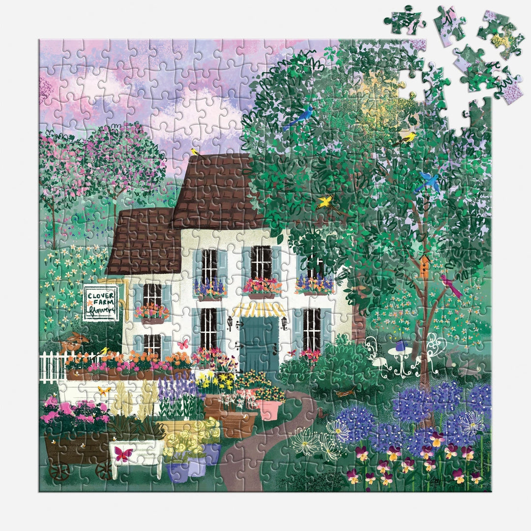 Garden Path 300 Piece Puzzle - Merry PigletsGalison