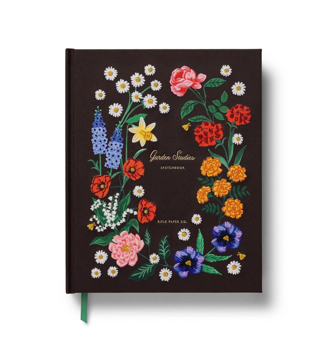Garden Study Embroidered Sketchbook - Merry PigletsRifle Paper Co.