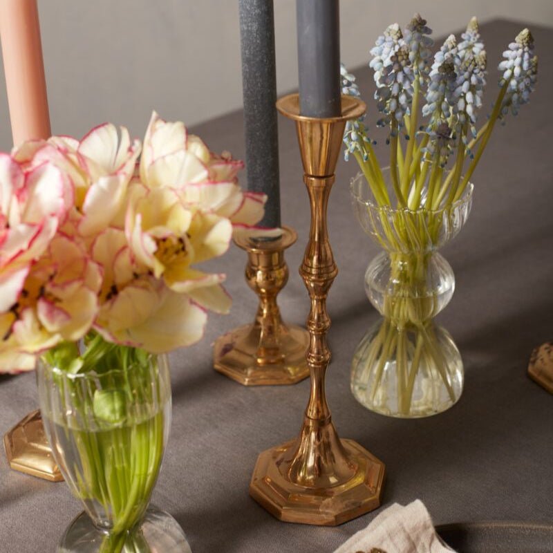 Geometric Gold Candlestick Holder - Merry PigletsAccent Decor