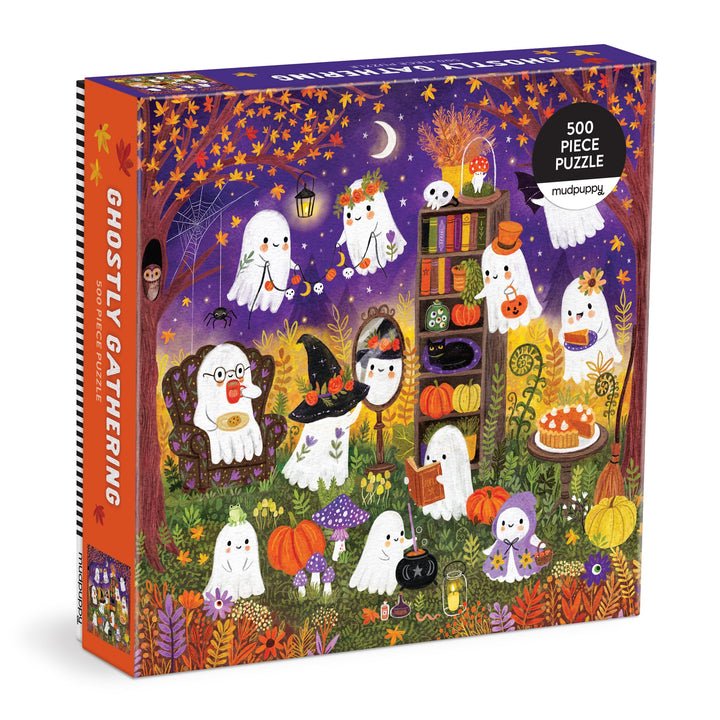 Ghostly Gathering 500 Piece Puzzle - Merry PigletsMudpuppy