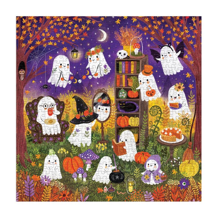 Ghostly Gathering 500 Piece Puzzle - Merry PigletsMudpuppy