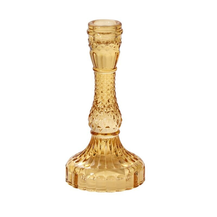 Glass Candlestick Tall - Merry PigletsAccent Decor