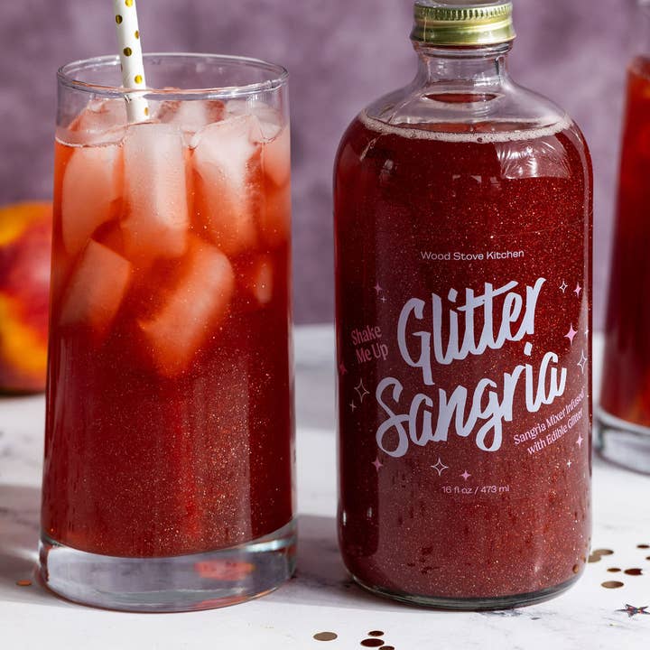 Glitter Sangria Cocktail & Mocktail Mixer - Merry PigletsWood Stove Kitchen