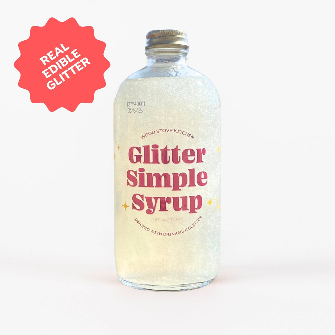 Glitter Simple Syrup - Merry PigletsWood Stove Kitchen