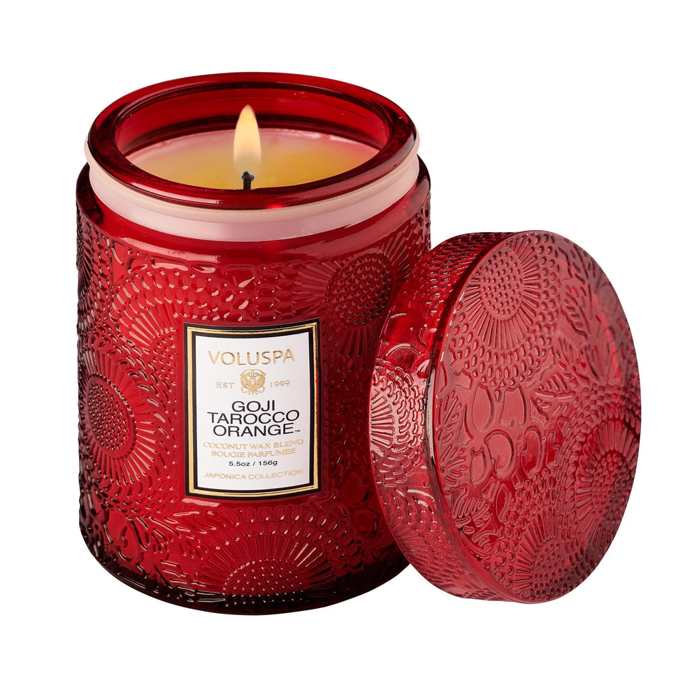 Goji Tarocca Small Jar Candle - Merry PigletsVoluspa