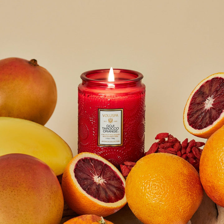 Goji Tarocca Small Jar Candle - Merry PigletsVoluspa