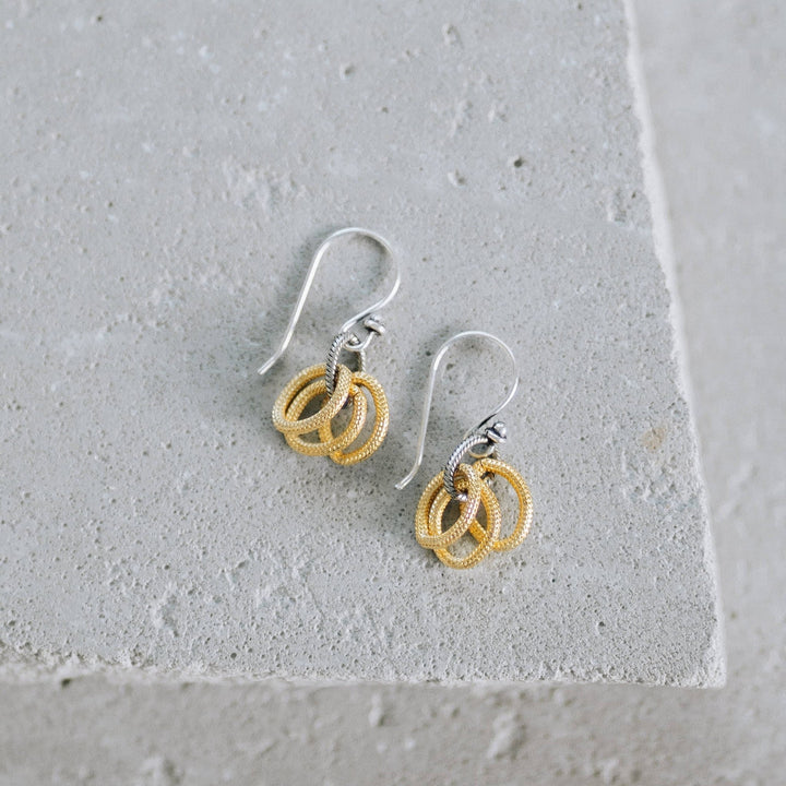 Gold and Silver Andi Earrings - Merry PigletsReva Grey