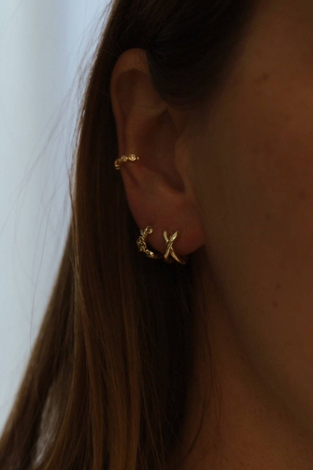 Gold Axel Huggies - Merry PigletsKatie Waltman Jewelry