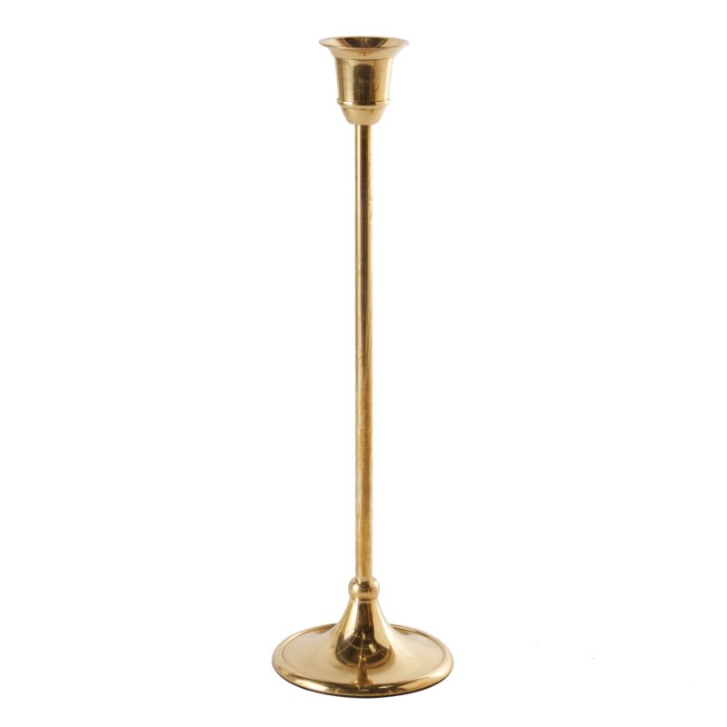Gold Candlestick - Merry PigletsAccent Decor