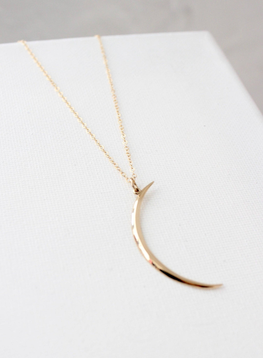 Gold Crescent Necklace - Merry PigletsKatie Waltman Jewelry