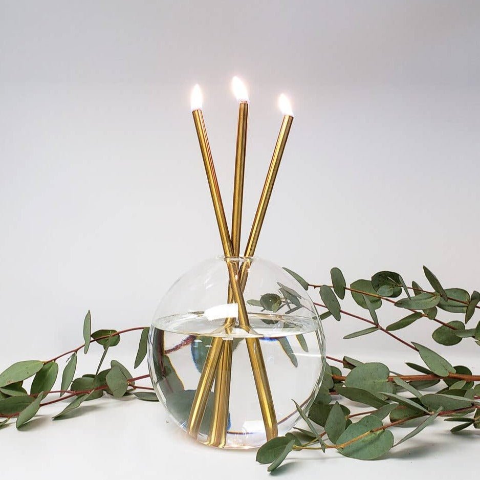 Gold Everlasting Candle Set - Merry PigletsEverlasting Candle Co.