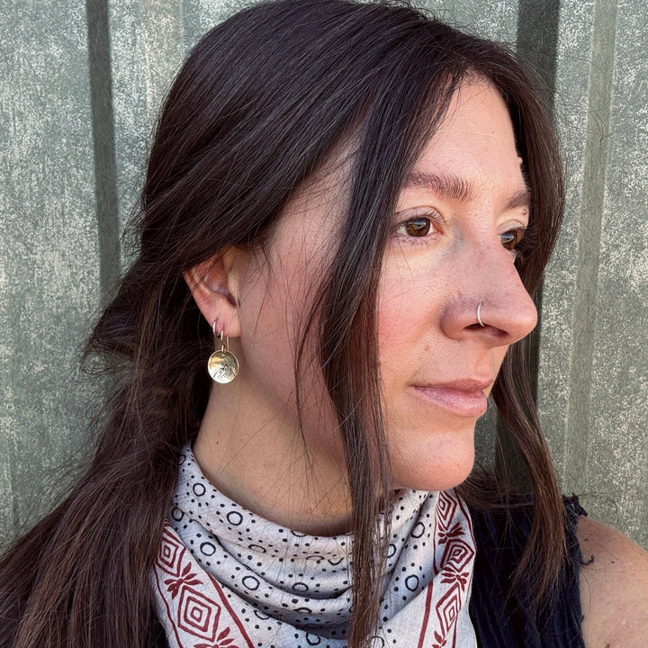 Gold Forest Cove Earrings - Merry PigletsFluff Hardware