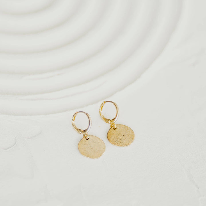 Gold Hailey Drop Earrings - Merry PigletsReva Grey