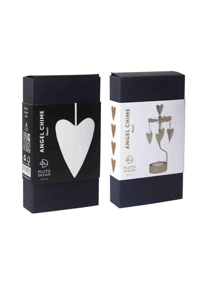 Gold Heart Angel Chime - Merry PigletsTalla Imports