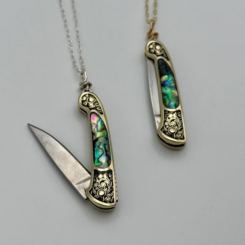 Gold Lennox Knife Necklace - Merry PigletsFluff Hardware