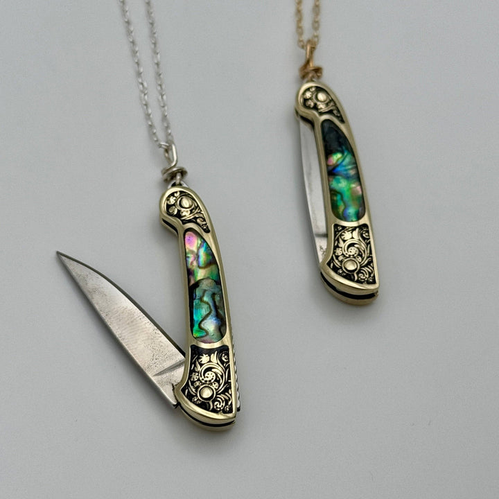 Gold Lennox Knife Necklace - Merry PigletsFluff Hardware
