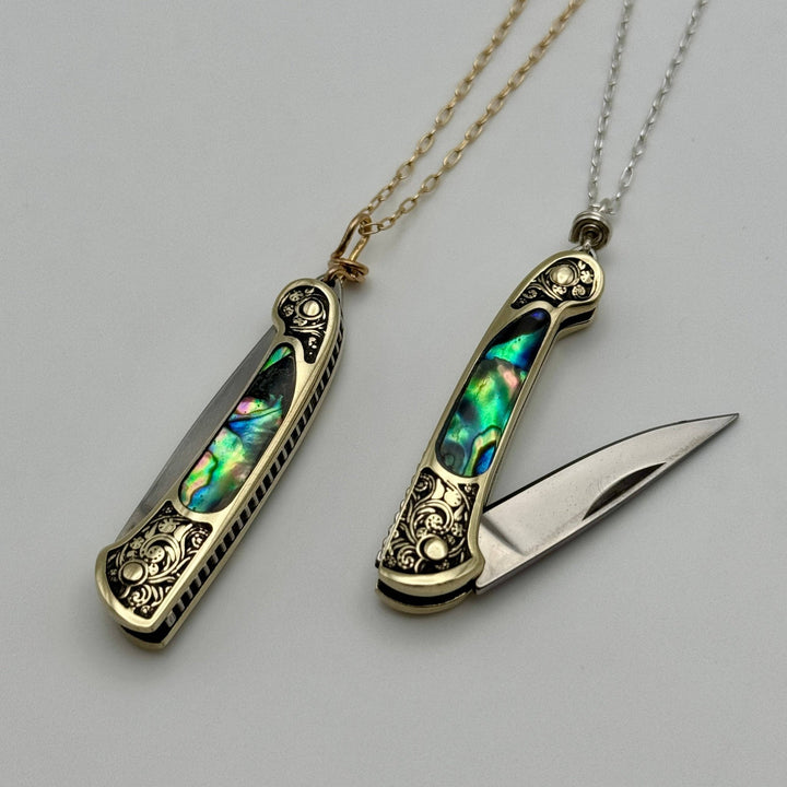 Gold Lennox Knife Necklace - Merry PigletsFluff Hardware
