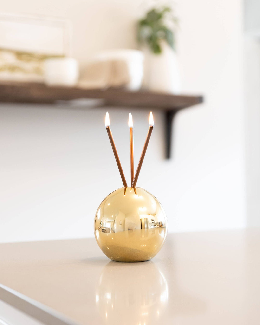 Gold Metallic Everlasting Neva Vase - Merry PigletsEverlasting Candle Co.