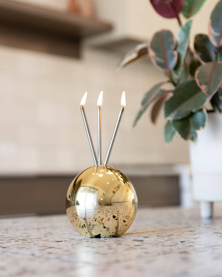 Gold Metallic Everlasting Neva Vase - Merry PigletsEverlasting Candle Co.