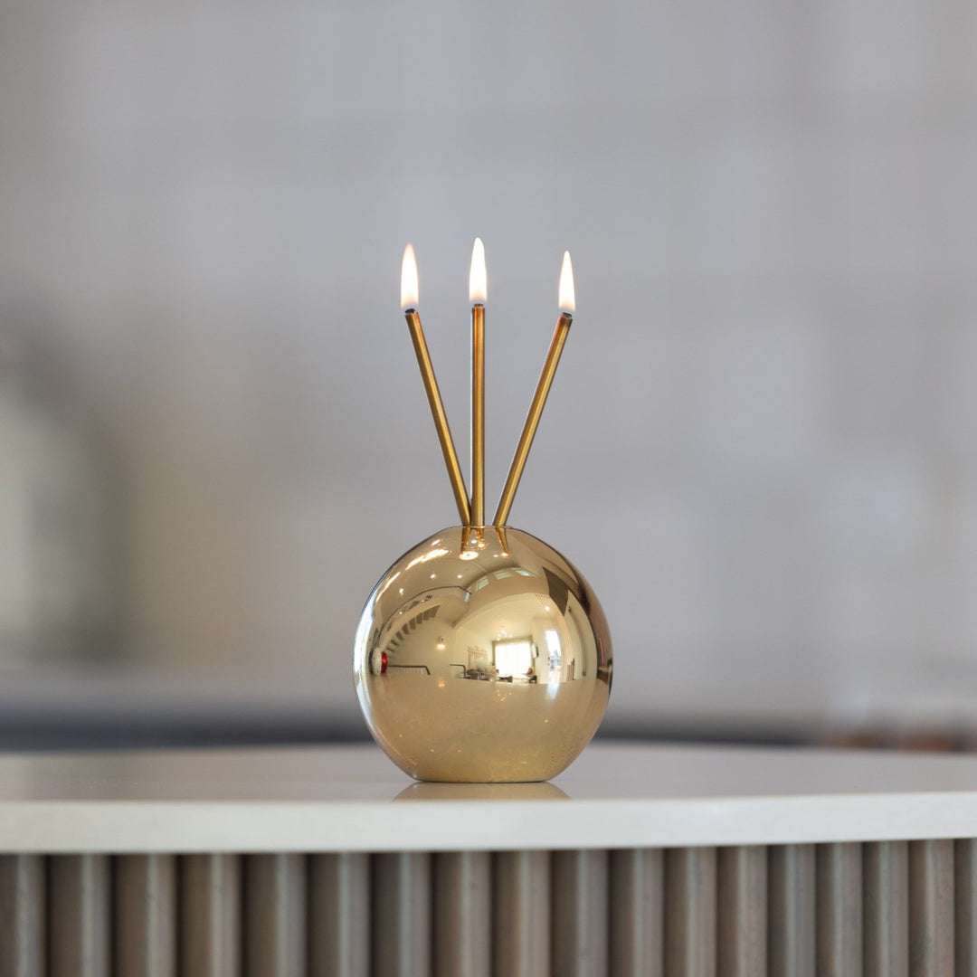 Gold Metallic Everlasting Neva Vase - Merry PigletsEverlasting Candle Co.