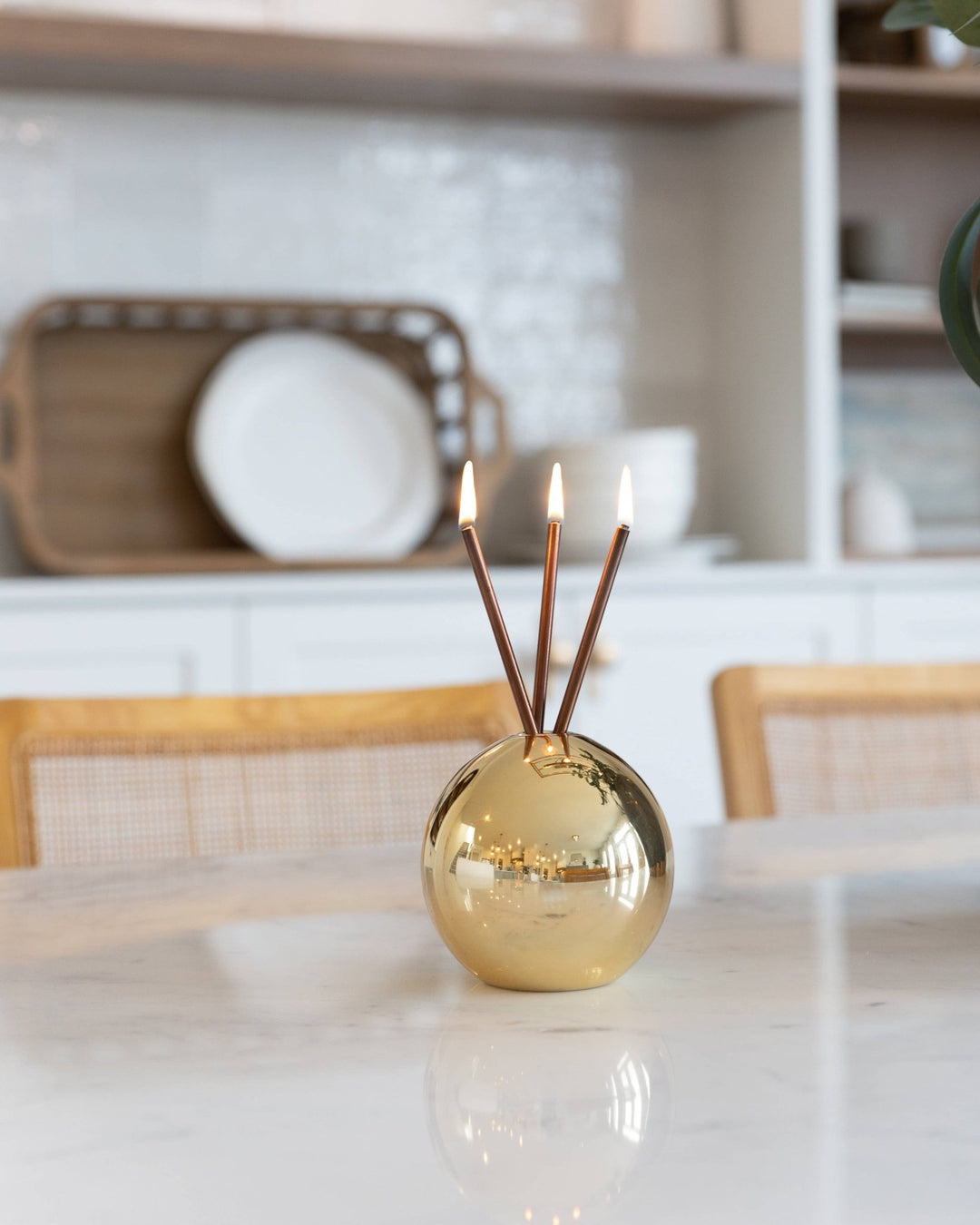 Gold Metallic Everlasting Neva Vase - Merry PigletsEverlasting Candle Co.