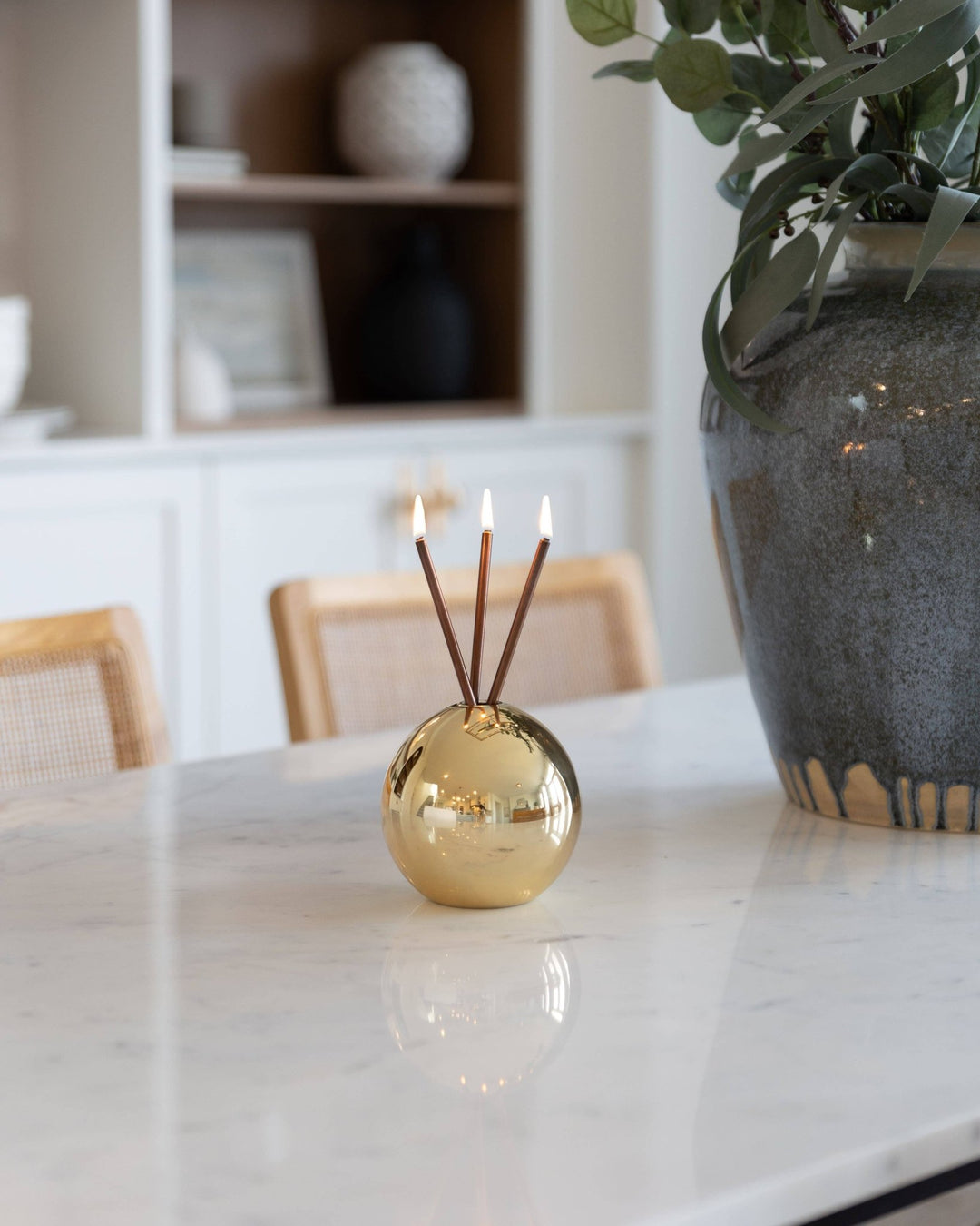 Gold Metallic Everlasting Neva Vase - Merry PigletsEverlasting Candle Co.