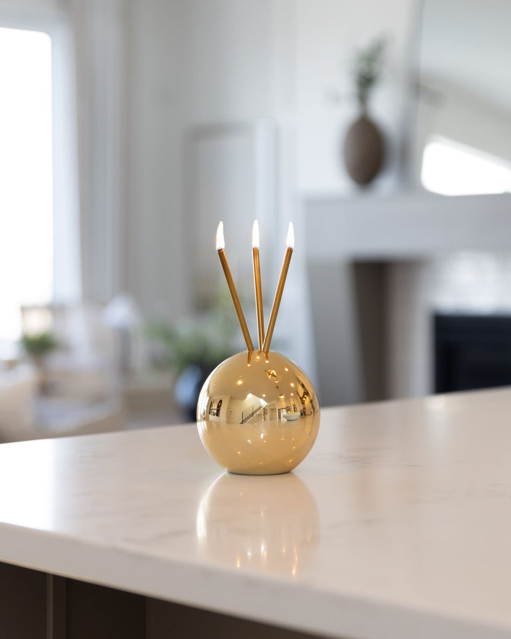 Gold Metallic Everlasting Neva Vase - Merry PigletsEverlasting Candle Co.
