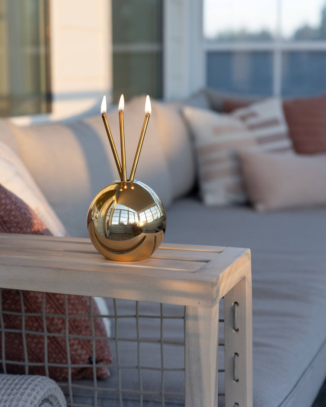 Gold Metallic Everlasting Neva Vase - Merry PigletsEverlasting Candle Co.