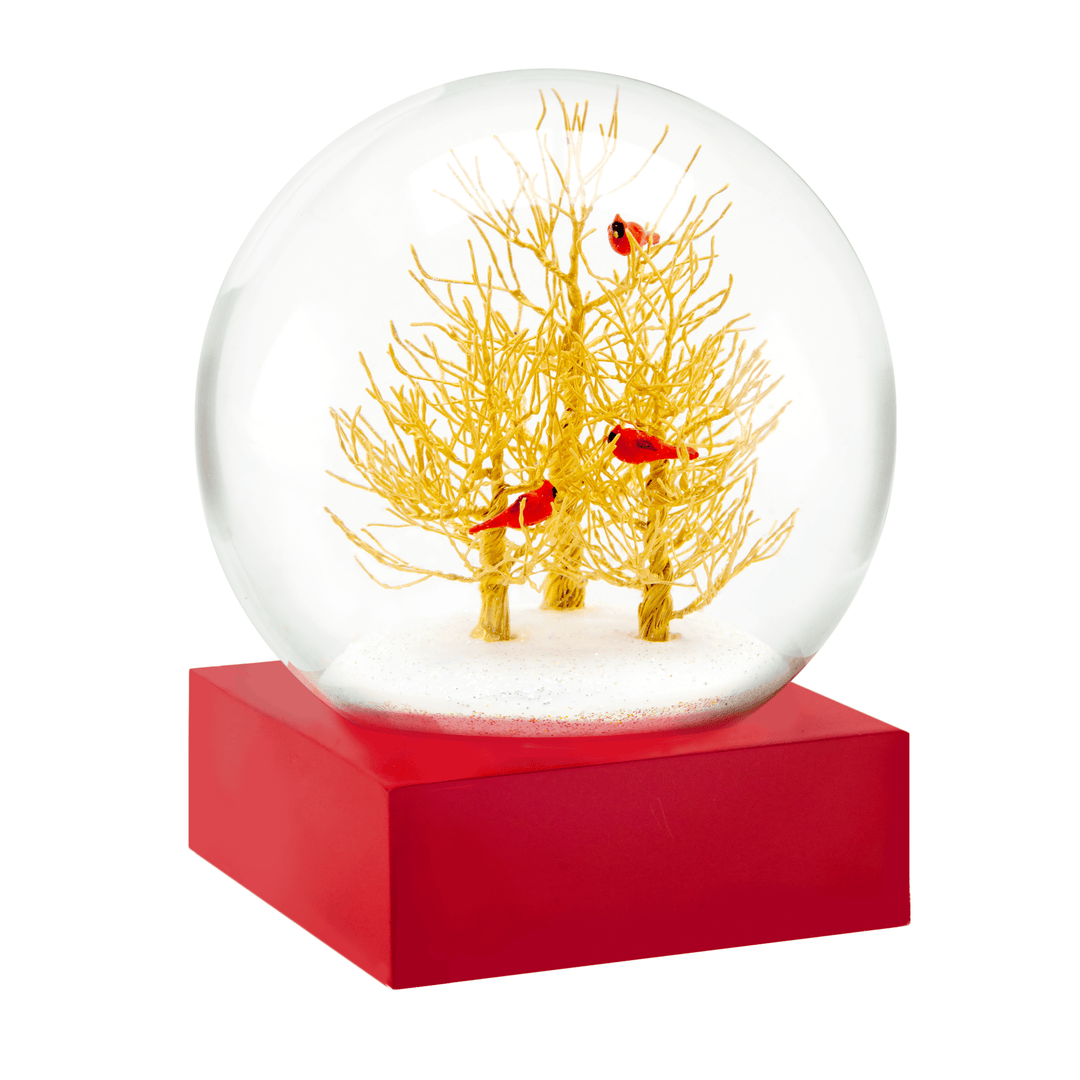 Golden Boughs Snow Globe - Merry PigletsCoolSnowGlobes