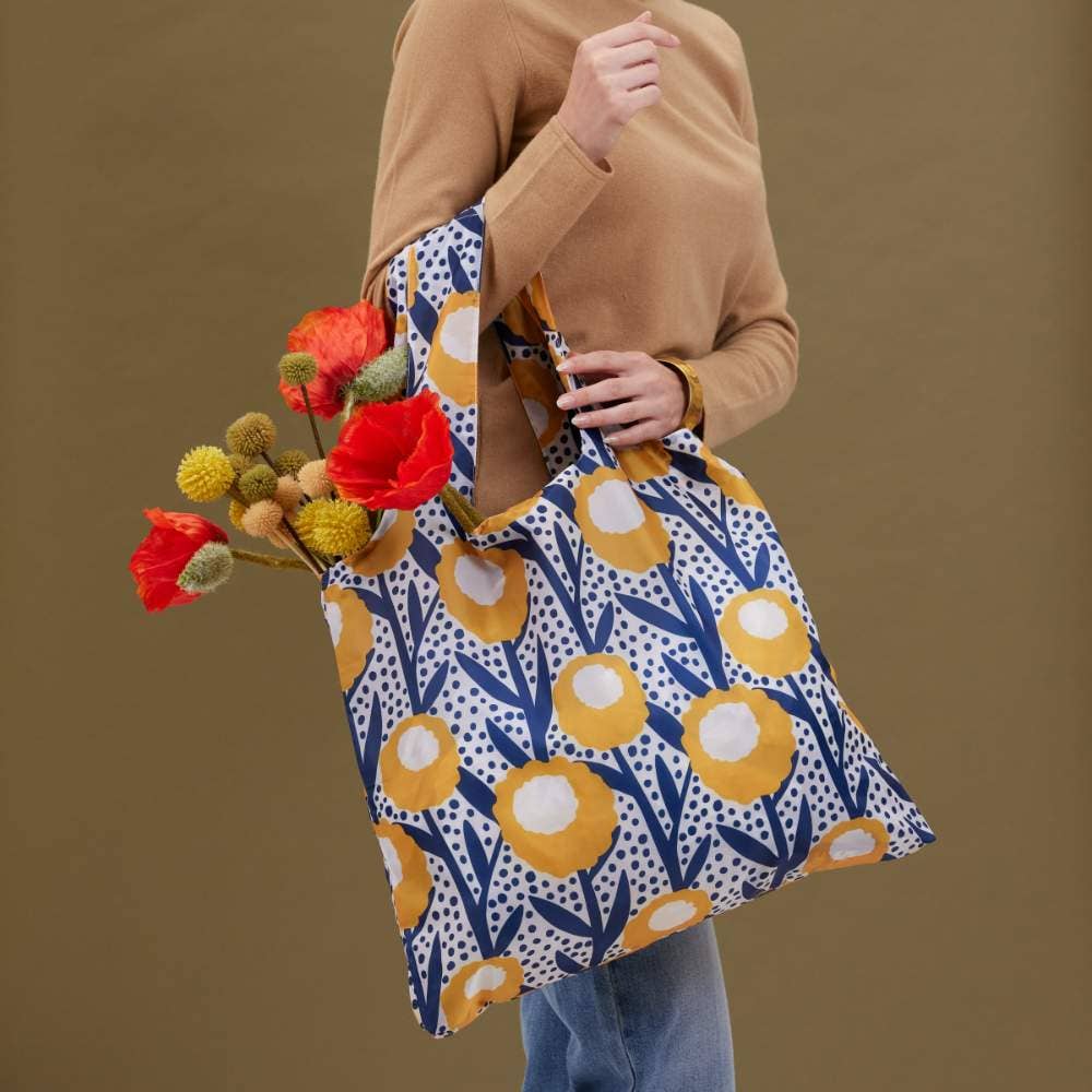 Golden Glow Reusable Shopper Tote - Merry Pigletsrockflowerpaper