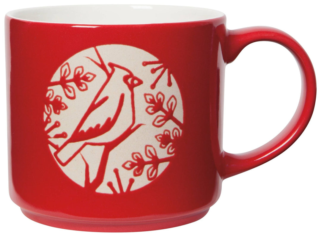 Good Tidings Cardinal Mug - Merry PigletsNow Designs by Danica