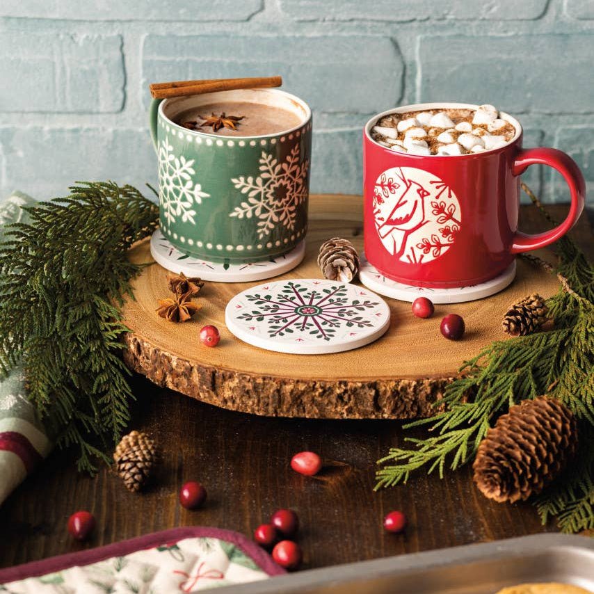 Good Tidings Cardinal Mug - Merry PigletsNow Designs by Danica