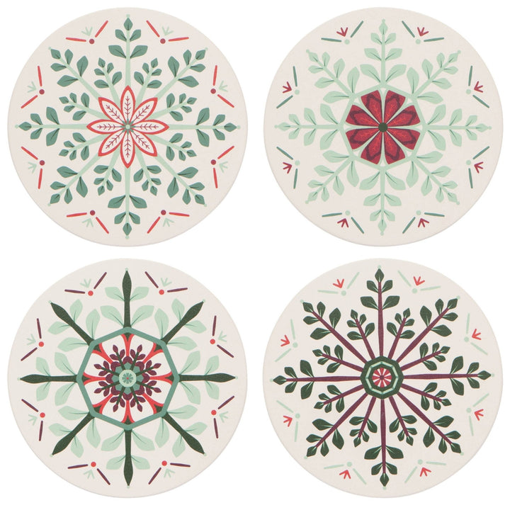 Good Tidings Coasters - Merry PigletsNow Designs by Danica