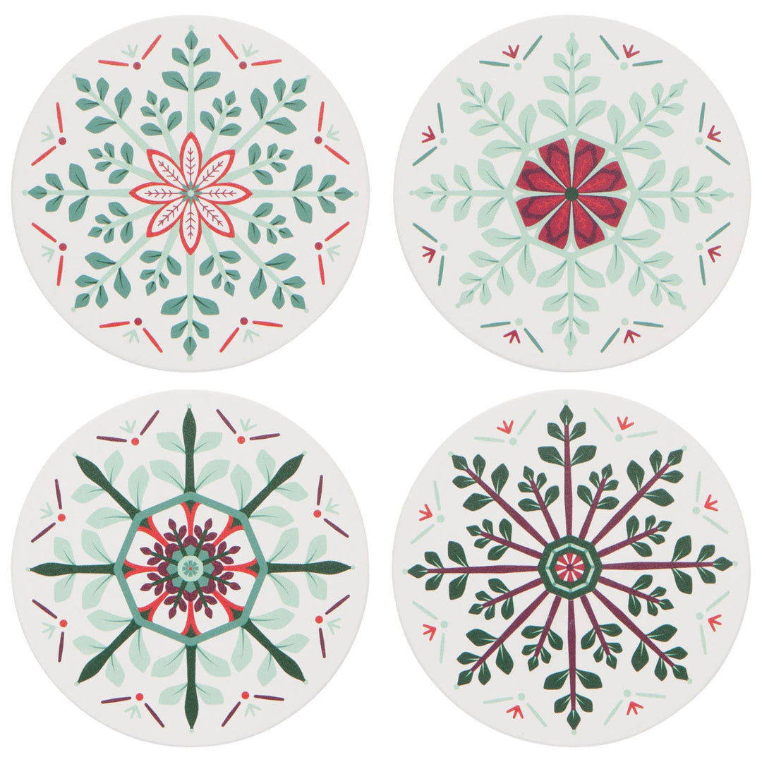 Good Tidings Coasters - Merry PigletsNow Designs by Danica
