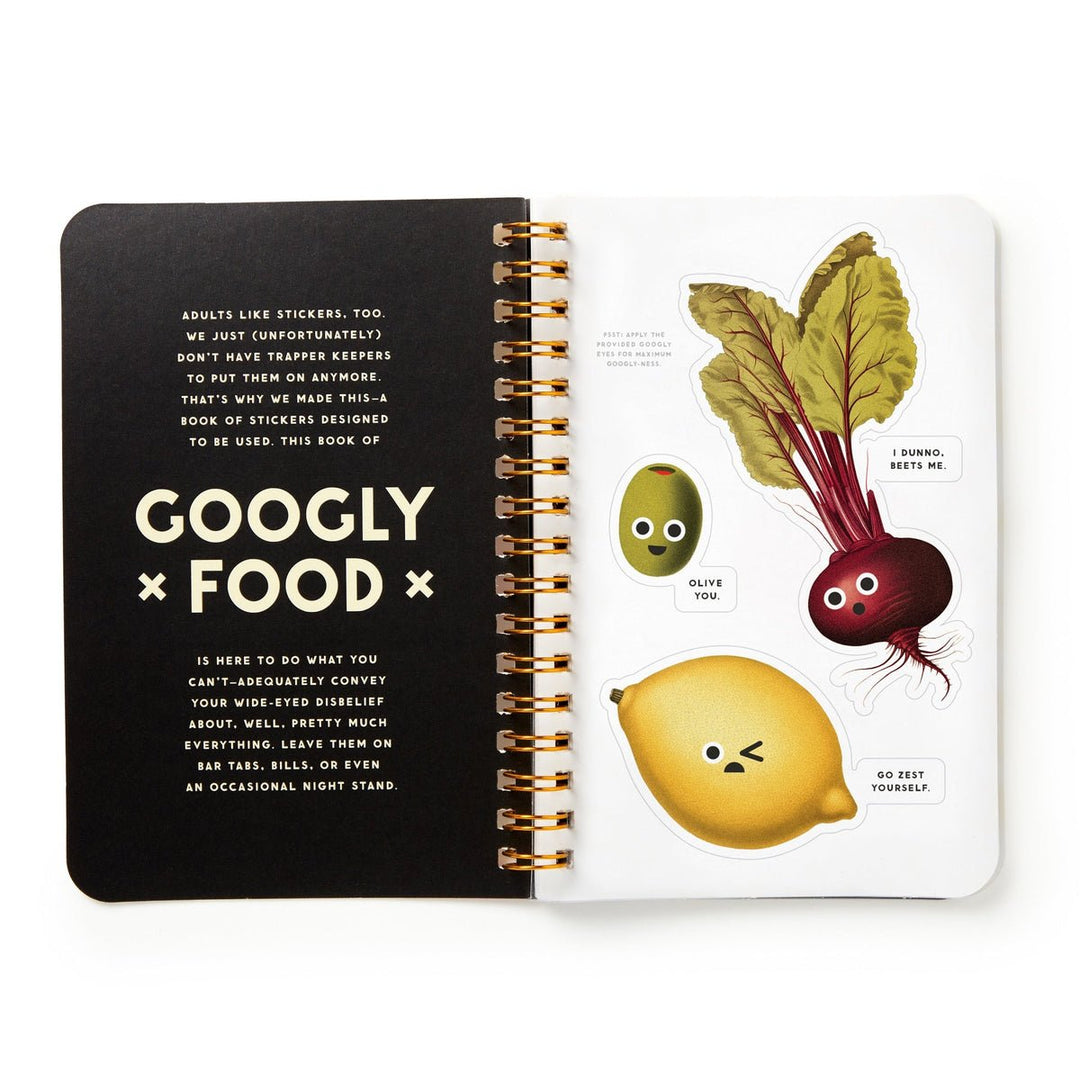 Googly Food Sticker Book - Merry PigletsChronicle Books