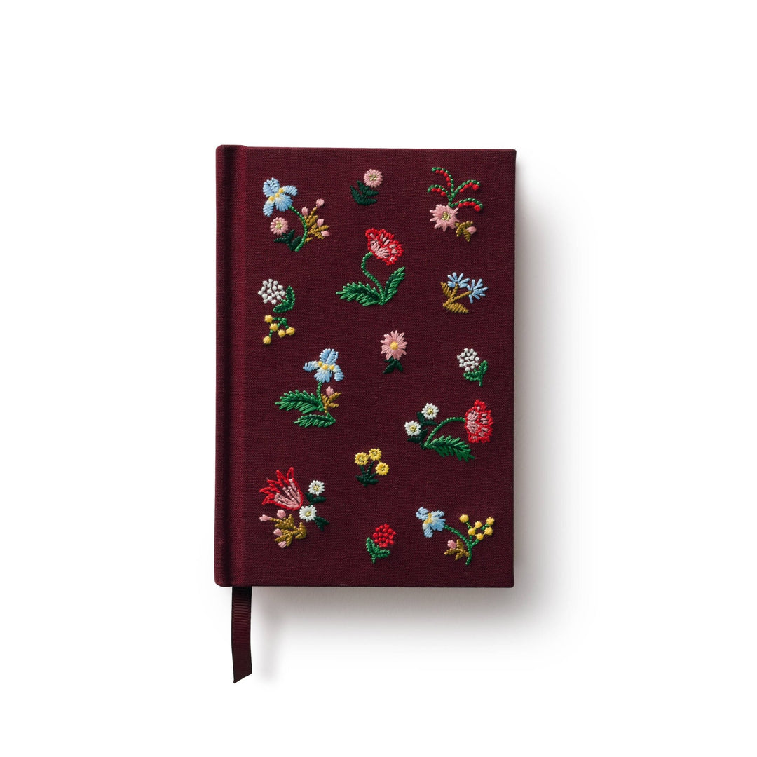 Gracie Mini Embroidered Journal - Merry PigletsRifle Paper Co.