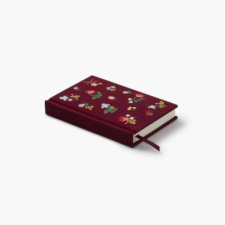Gracie Mini Embroidered Journal - Merry PigletsRifle Paper Co.