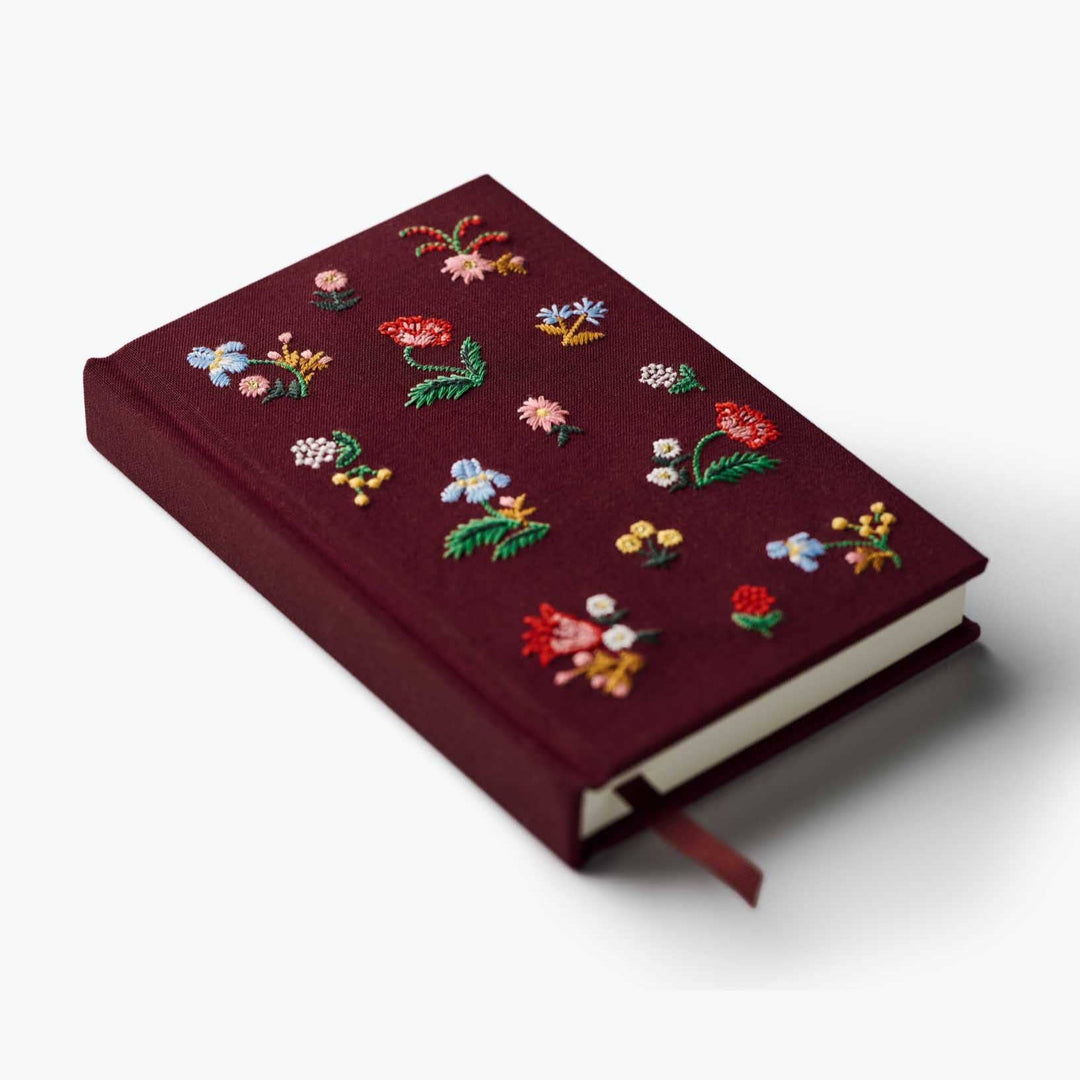 Gracie Mini Embroidered Journal - Merry PigletsRifle Paper Co.